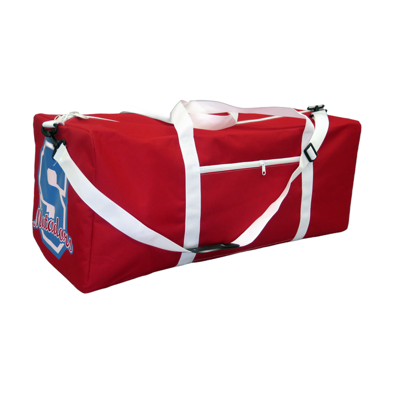 Polyester Custom Large Football Bag W/Front Pocket (13