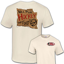 Hockey T-Shirt: Hockey For Food