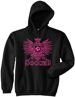 Pure Sport Hooded Soccer Sweatshirt: Girls Eagle