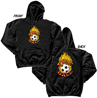 Pure Sport Hooded Soccer Sweatshirt: Fireball Soccer