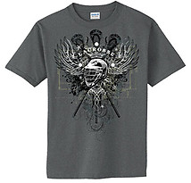 Lacrosse T-Shirt: Lacrosse Wings
