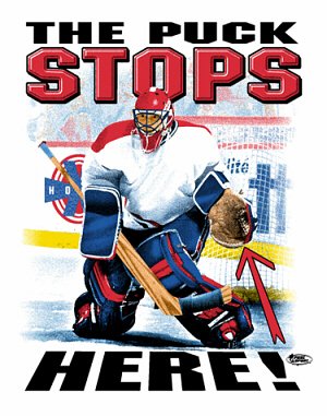 Pure Sport Hockey T-Shirt: The Puck Stops Here