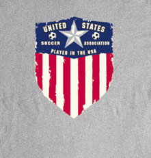 Long Sleeve Soccer T-Shirt: Soccer USA