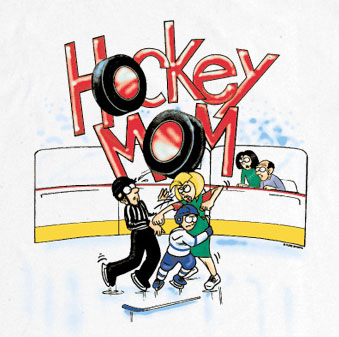 Pure Sport Crew Hockey Sweatshirt: Hockey Mom Penalty