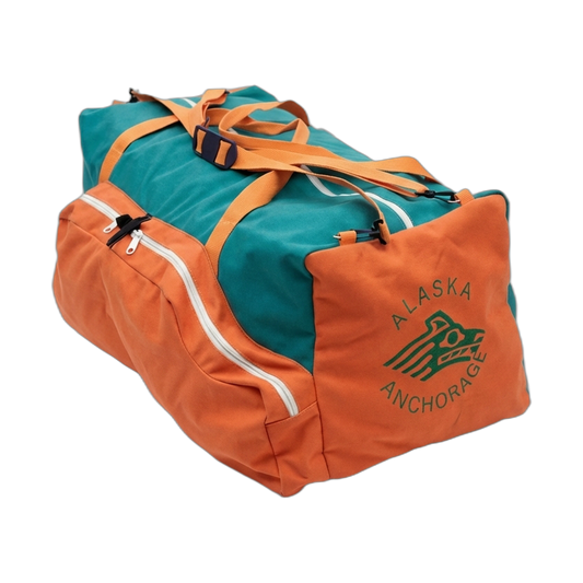 Canvas Custom Hockey Team Equipment Bag With Skate Pocket (16" X 16" X 36") - JL09P
