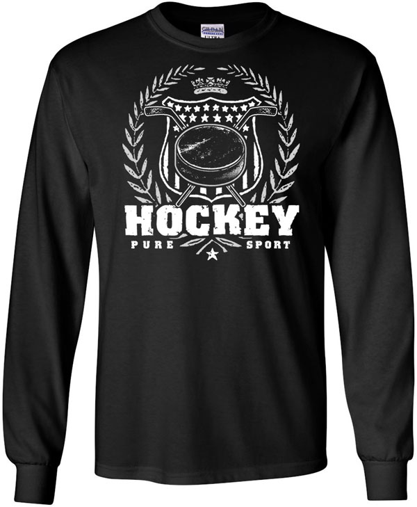 Long Sleeve Hockey T Shirt Hockey Laurel
