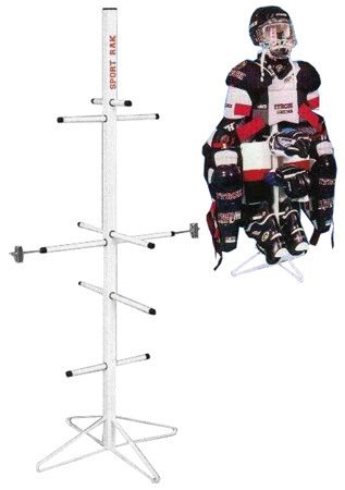 DAVE-Wet Gear Hockey Equipment Dryer Rack: Metal Model